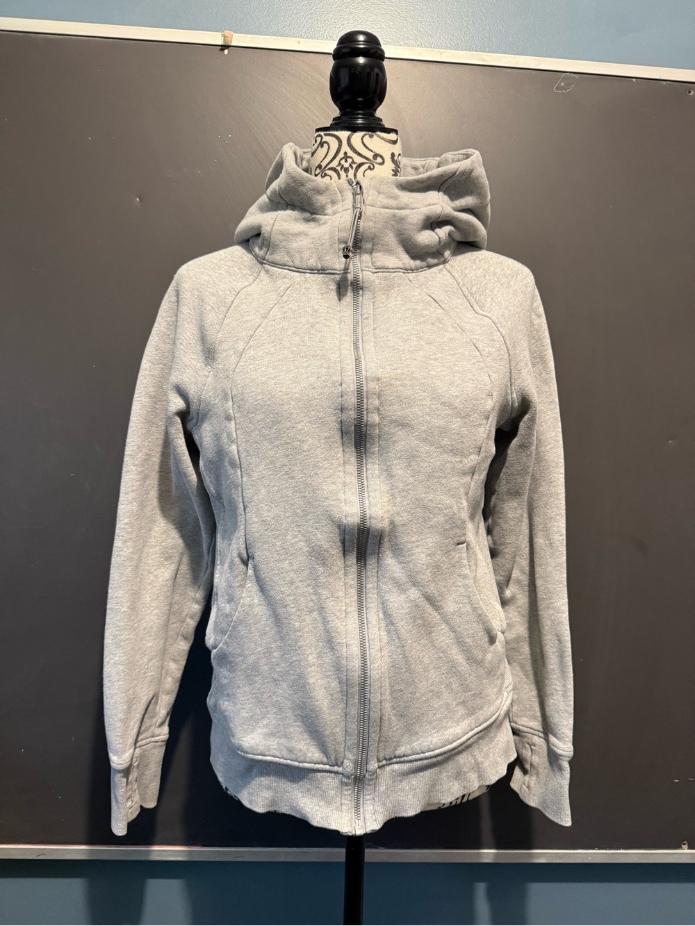 lululemon athletica Light Gray Scuba Full-Zip Hoodie
